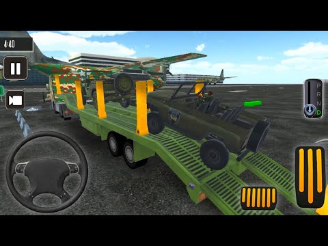 Army Vehicle Cargo Transport Simulator 3D 💥|| Army Car Transport || Gameplay 88 || Driving Gameplay