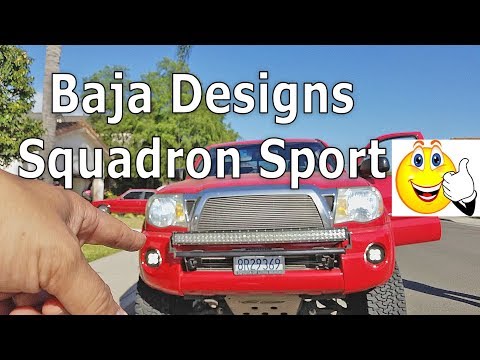 Baja Designs Squadron Sport R fog light install 2008 Toyota Tacoma 2nd gen