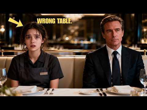 The CLEANER accidentally sat at the BILLIONAIRE’s reserved table… and he completely changed her f