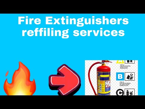 Dry chemical fire extinguisher, 6 kg