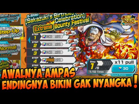 💎 3400 DEMI GACHA REBANNER AKAINU ~ One Piece Bounty Rush