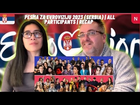 Pesma za Evroviziju 2023 (Serbia) | All Participants | RECAP  | 🇩🇰NielsensTV REACTION