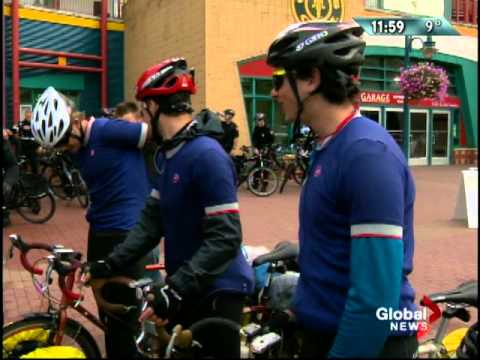 Global TV Calgary - June 15, 2011 - Zero Force Cyclists/Power Play Event