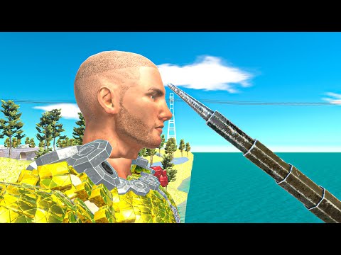 Epic Spike Trap Funny Moments😂 and Reach The Evolution Gate - Animal Revolt Battle Simulator