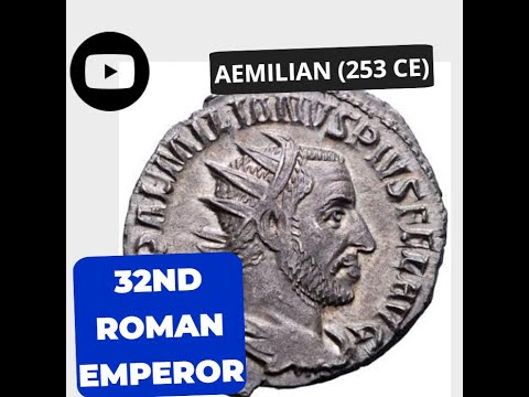 🏛️32:Roman Emperors Series: Emperor Aemilian (253 CE) | Crisis of the Third Century.🏛️