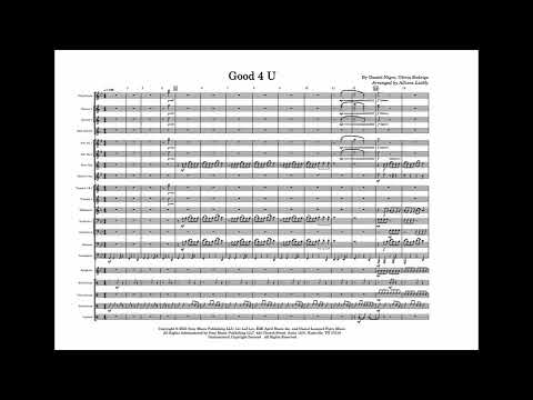 Good 4 U arranged for Marching Band by Allison Laibly