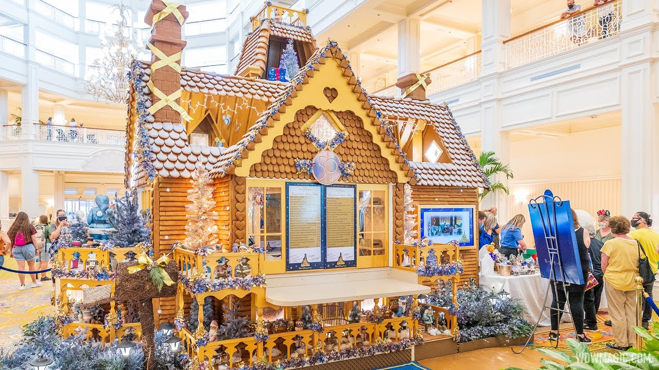 Disney's Grand Floridian Resort Gingerbread House 2021