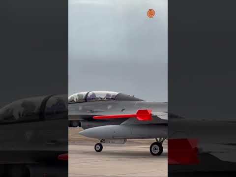 Milei presentó los aviones F-16 en Río Cuarto 🛩️