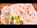 Nestlé Milk Ice Cream With Strawberry Very Creamy And Easy Dad S Recipes