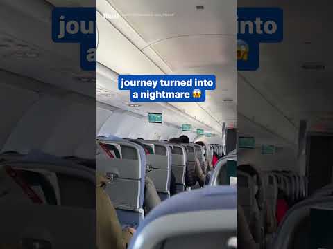 Brutal turbulence shakes entire plane
