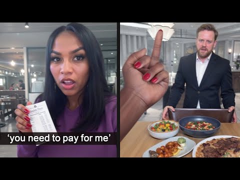 She Ordered 6 Meals On First Date, High Value Man REFUSES To Pay & WALKS OUT!