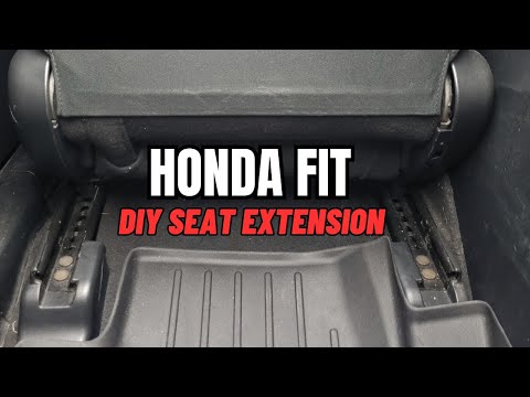 2015- 2020 Honda Fit Seat Extension - How To Extend Your Seat Further Back For Free