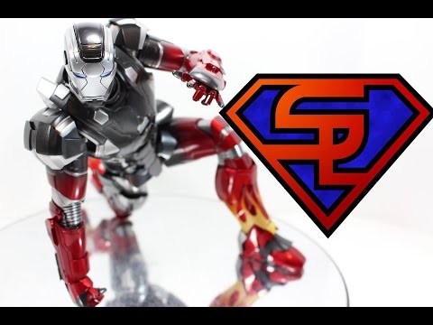 Iron Man 3 Hot Toys Mark XXII Hot Rod Movie Masterpiece 1/6 Scale Diecast Figure Review