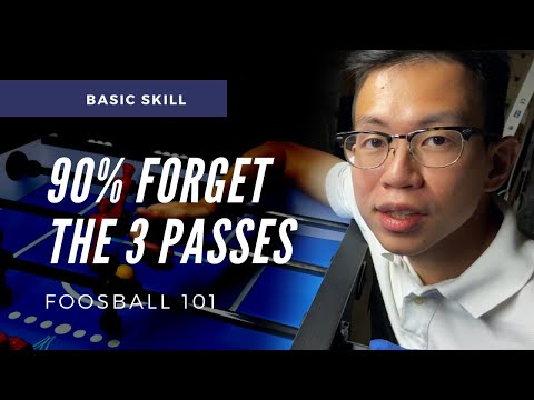 90% Of Us ALWAYS FORGET The 3 PASSES On The 5 BAR | Foosball 101 (foosball tips)
