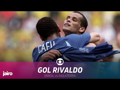 Gol de Rivaldo: Brasil vs Inglaterra | Quartas Final Copa 2002