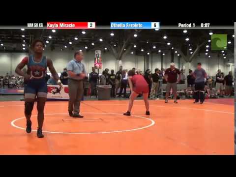 Women WM 58 KG - Kayla Miracle vs. Othella Feroleto
