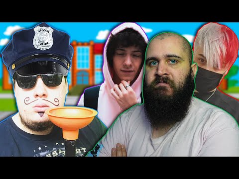 Quattro CATTIVI RAGAZZI a SCUOLA con @Dlarzz @ErenBlaze e @Muuso