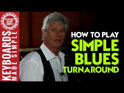 Blues Turnaround Lesson - Simple Blues Piano Turnaround