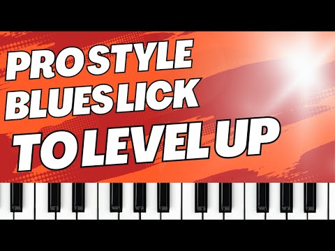 Blues Piano Pro lick 4 minute Lesson