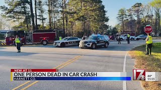 1 dead in Harnett Co. crash