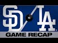 Renfroe, Margot Homer In Padres' 3-1 Win | Padres-Dodgers Game Highlights 7/6/19