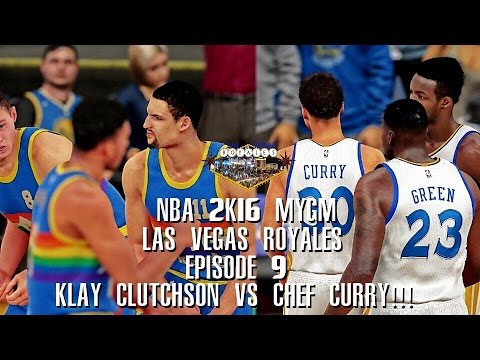NBA 2K16 PS4 Las Vegas MYGM - Chef Curry vs Klay Clutchson!!! (EP.9)