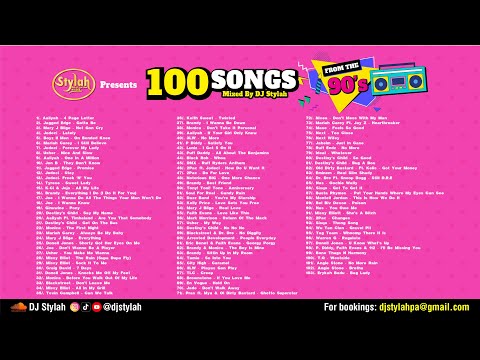 100 RNB SONGS FROM THE 90'S BY DJ STYLAH