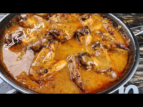 Smothered Chicken Wings
