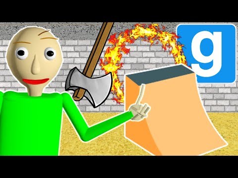 BALDI'S IMPOSSIBLE OBSTACLE COARSE IN GMOD! | Multiplayer Garry's Mod Gameplay