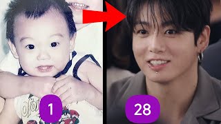 Download lagu BTS JUNGKOOK FROM BABY 🍼 TO 28 years old (1997_2025)🥺❤️He's so cute  mp3