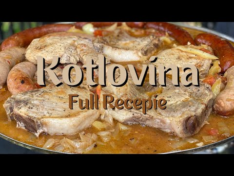 Authentic Kotlovina Recipe | Traditional Croatian Dish Cooked Outdoors