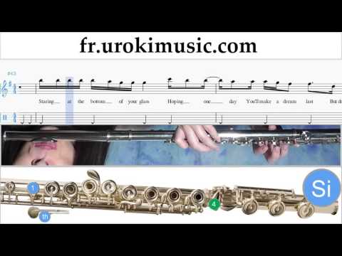 Cours de Flute Passenger Let Her Go Partie#2 Partitions Mélodie Сhansons Tuto Comment Jouer Tab