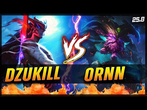 Dzukill - Yone vs Ornn TOP Patch 25.8 - Grandmaster Yone Gameplay