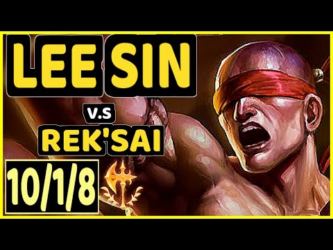 DJOKO (LEE SIN) vs REK'SAI - 10/1/8 KDA JUNGLE GAMEPLAY - EUW Ranked GRANDMASTER