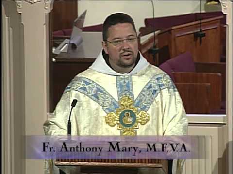 Homilia 2012-08-08 - el P Anthony Mary MFVA - Santo Domingo de Guzman