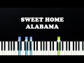 Lynyrd Skynyrd Sweet Home Alabama Piano Tutorial