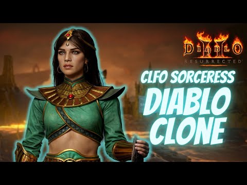 Level 98 LIGHTNING Sorceress vs DIABLO CLONE - Diablo 2 Resurrected - Nintendo Switch