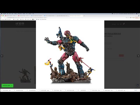 X-Men Vs Sentinel #1 Deluxe BDS Art 1/10 Scale Review & Discussion! Statue by Iron Studios & Marvel!