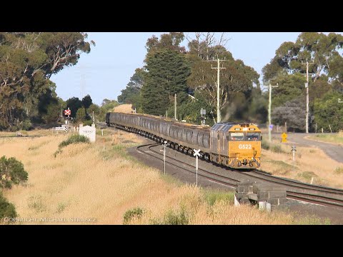 Pacific National Broad Gauge Grain Train At Moorabool Loop (3/1/2021) - PoathTV Australian Railways