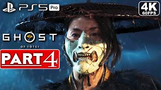 GHOST OF YOTEI Gameplay Walkthrough Part 4  [4K 60FPS PS5 PRO] - No Commentary (FULL GAME)