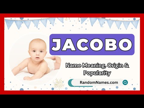 Jacobo - Baby Boy Name Meaning, Origin & Popularity - RandomNames.com
