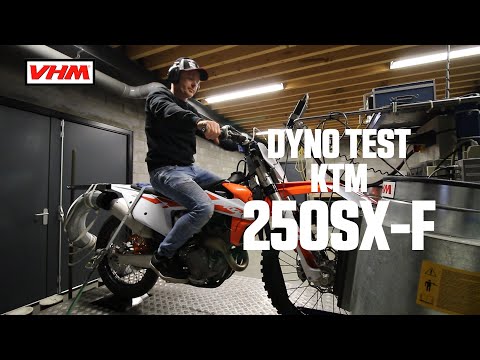 VHM Dyno test KTM 250SX-F 2020 with air intake