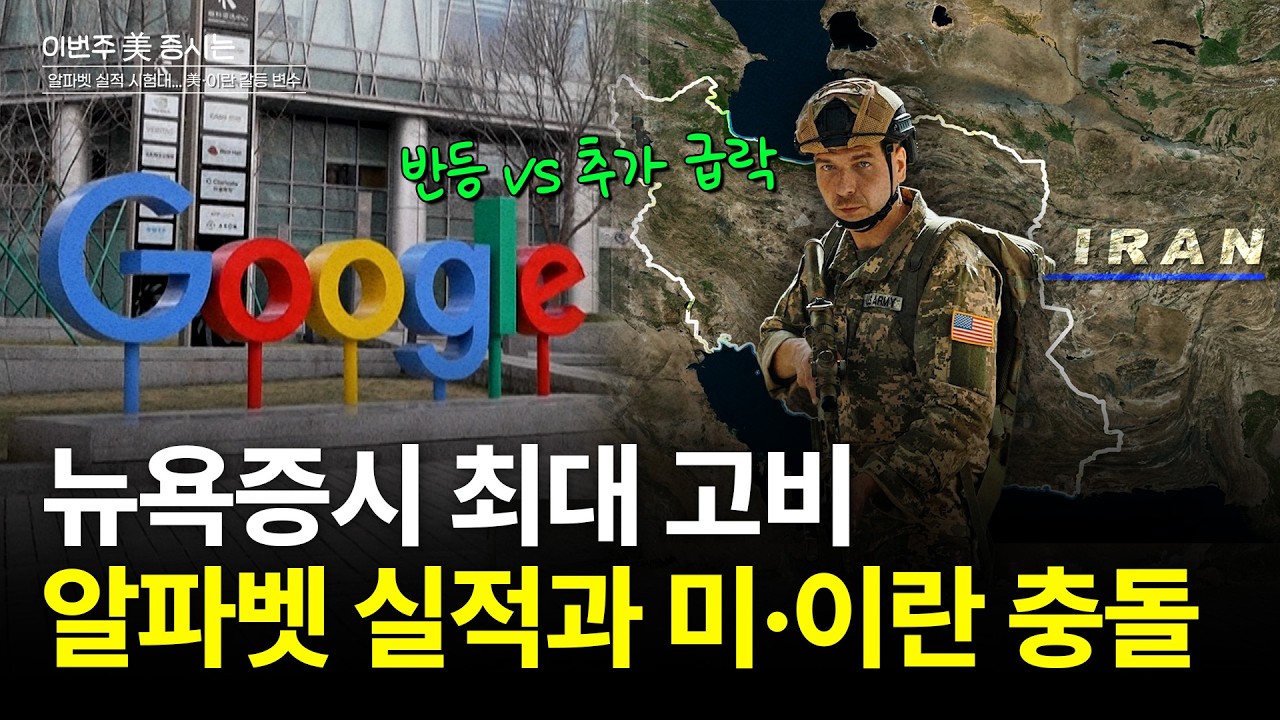  뉴욕증시 운명의 한 주…알파벳 실적과 미·이란 충돌에 달렸다[이번주 美 증시는]