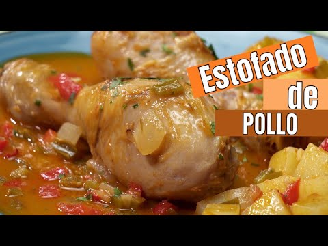 Pollo guisado con papas 😍 Este tipo de platos son una MARAVILLA