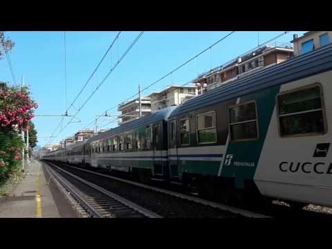 E656.254 in testa al EXP 14126 Reggio Calabria C.Le-Ventimiglia in partenza da Chiavari