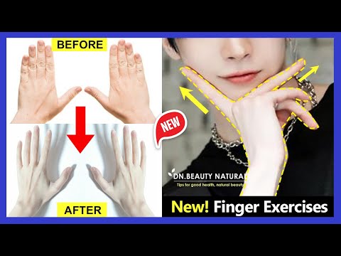 (New) Exercise for Fingers & Hands, Get Fingers slim and long straight, Fix finger and hand pain