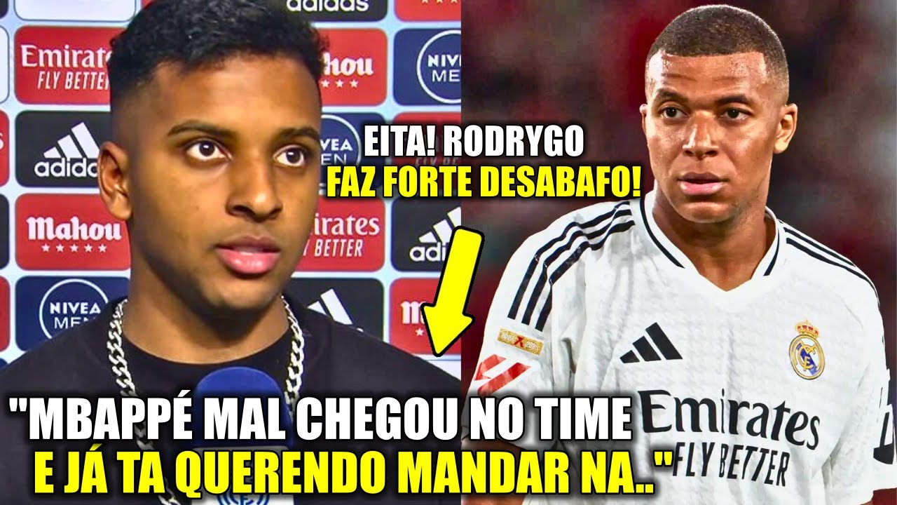🚨 EITA! RODRYGO MANDOU A REAL SOBRE JOGAR COM O MBAPPÉ NO REAL MADRID