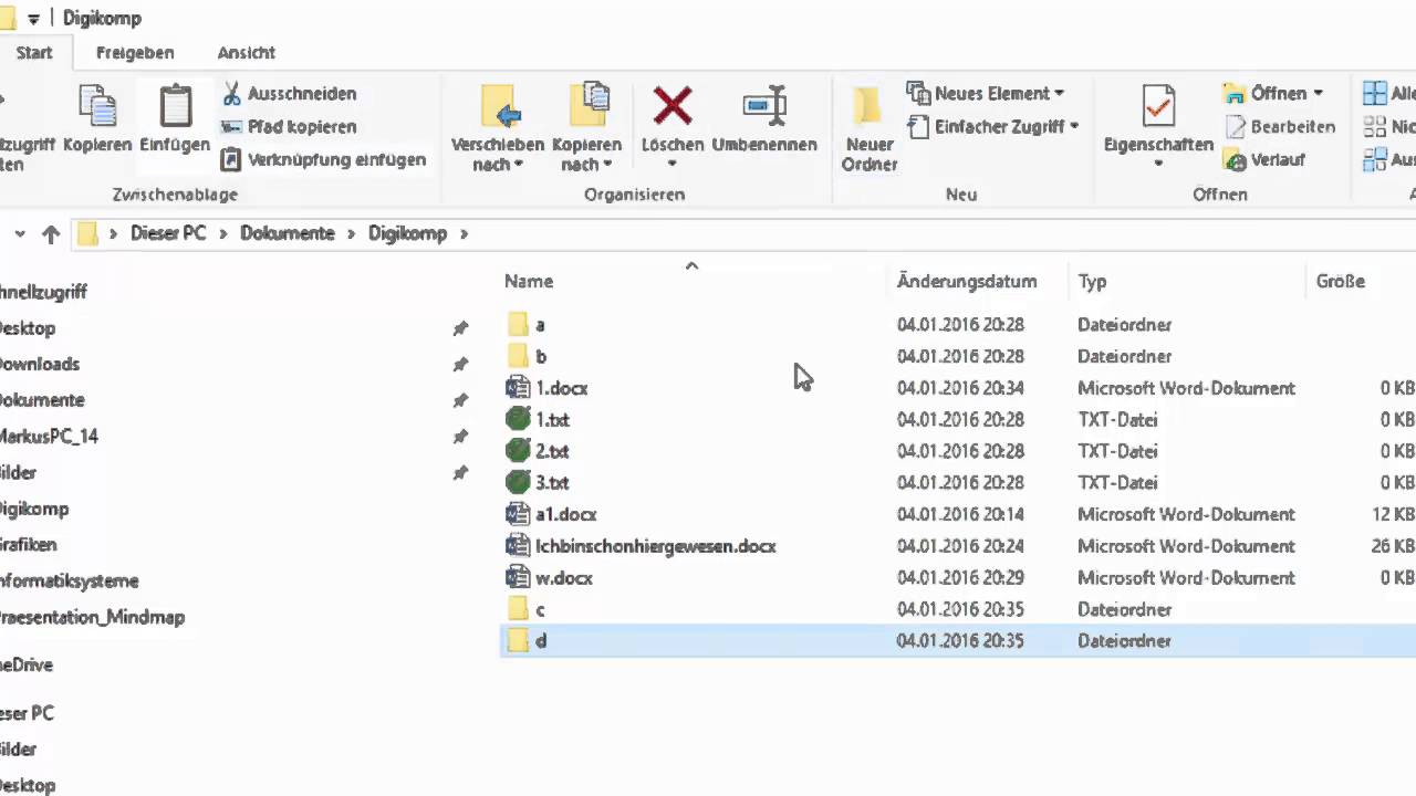 File management - Files and folders - DigiKomp