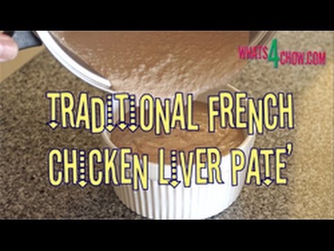 Traditional French Chicken Liver Pate. How to make chicken liver pate at home!