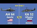 Comparison of USA's Apache AH64 v/s KA 52 Alligator Russian two deadly helicopter #USA #RUSSIA